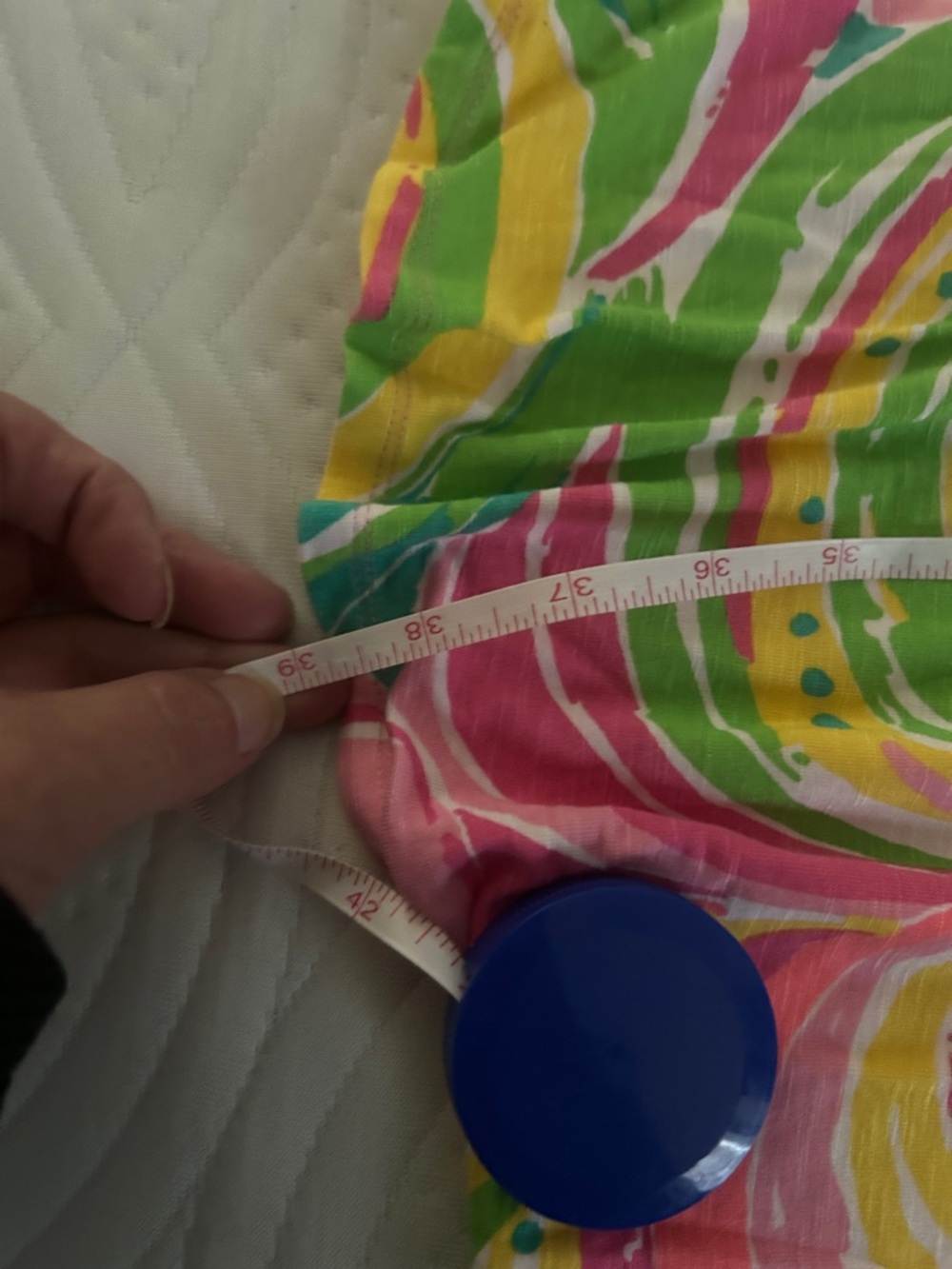 Lilly Pulitzer- Colorful Swirl Maxi Skirt - Pink, Green, Yellow, Size Medium - Picture 7 of 7